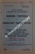 Working Timetable of Mandatory Trains - Section M - Crewe, Dunford West, Dore, Liverpool, Chester and Manchester Piccadilly, also North Staffordshire and branches, 6 May 1974 to 4 May 1975 by British Railways London Midland Region